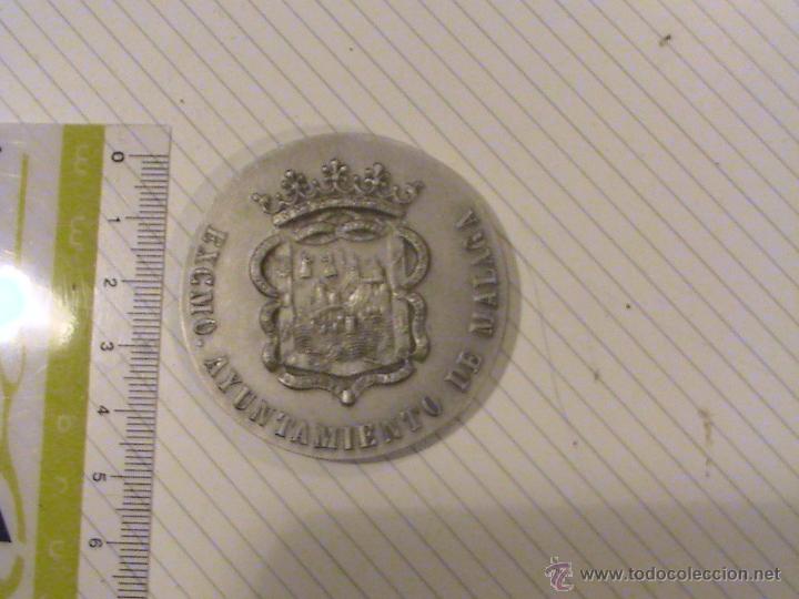 Medallas tem&aacute;ticas: Medalla del ayuntamiento de M&aacute;laga. - Foto 1