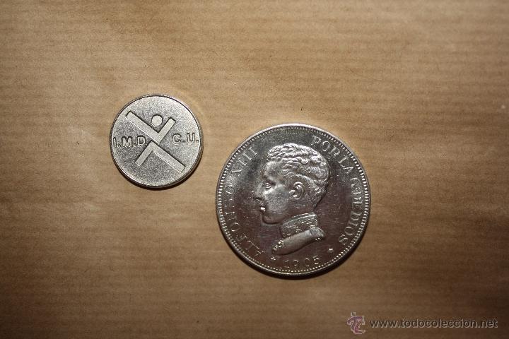 Medaglie tematiche: MEDALLA ALFONO XIII, A&Ntilde;O 1905, FERIA DE MONEDAS