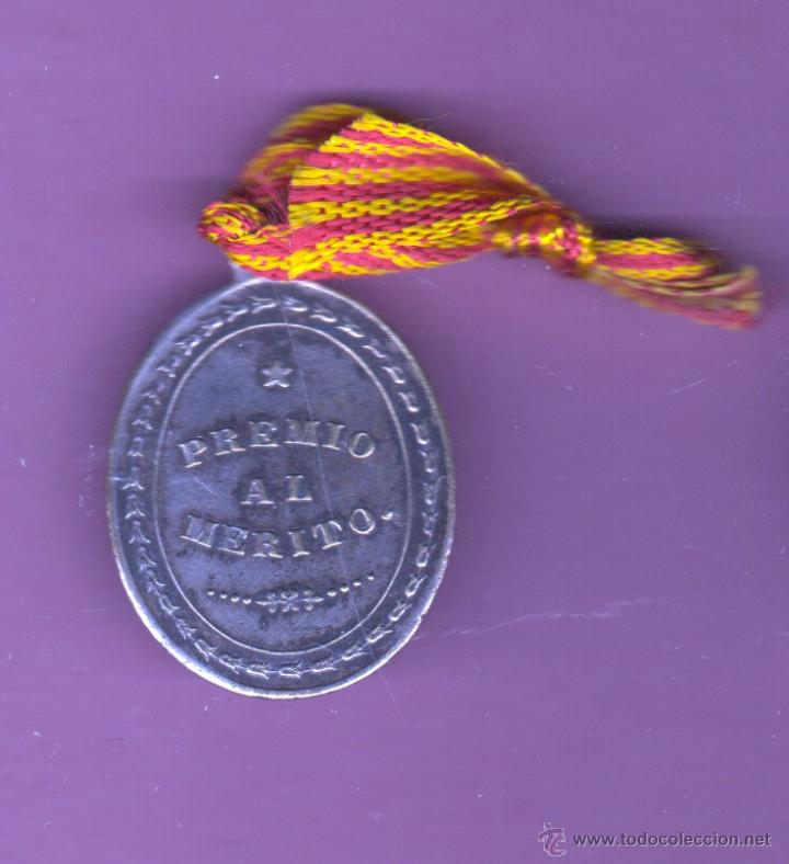 Medallas tem&aacute;ticas: MEDALLA DE COLEGIO - TEXTO - PREMIO AL MERITO - Foto 2