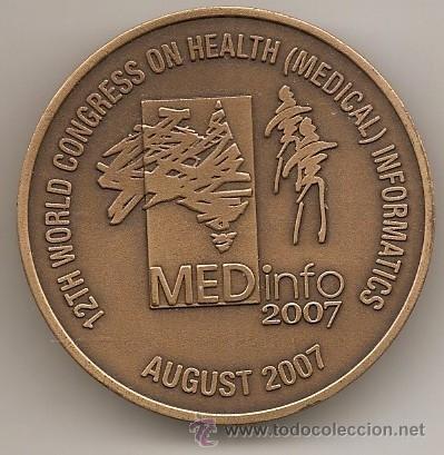 Medallas tem&aacute;ticas: Australia. Congreso de salud inform&aacute;tica. 2007 - Foto 1