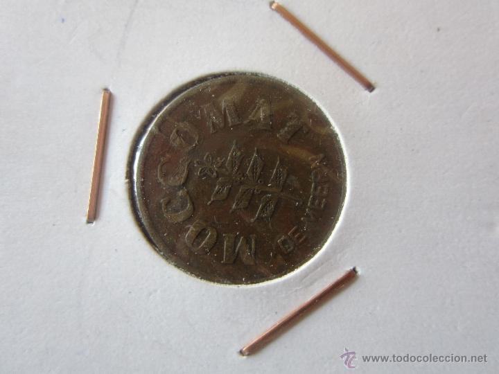 Medallas tem&aacute;ticas: Ficha Moccomat - Foto 1