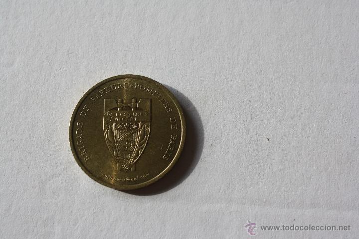 Medaglie tematiche: Medalla/ moneda conmemorativa de la Brigada de Bomberos de Paris.