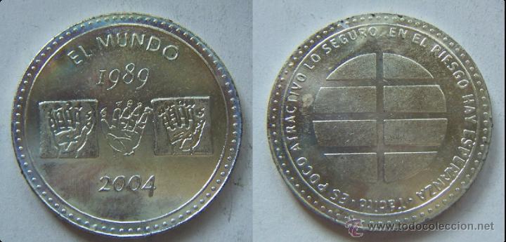 Medaglie tematiche: MONEDA CONMEMORATIVA DE EL MUNDO 1989-2004 (EDITADA POR EL PERIODICO EL MUNDO