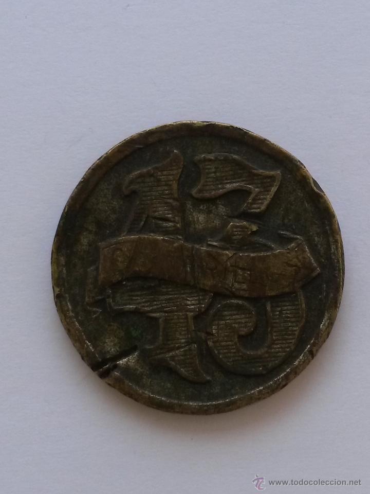 Medaglie tematiche: Medalla publicitaria de los antiguos cigarrillos 43, al general san martin por detras de 3 cms.