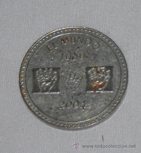 Medalhas tem&aacute;ticas: MEDALLA O FICHA DE EL MUNDO - TACITO - 1989-2004 - 7446-1