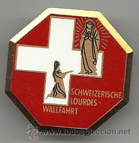 Medalhas tem&aacute;ticas: MEDALLA SOLAPA CON ALFILER