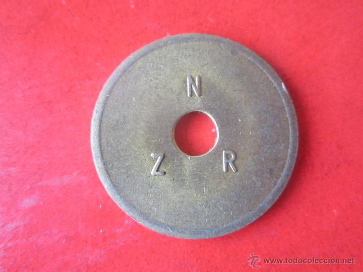 Medallas tem&aacute;ticas: Ficha token NZR