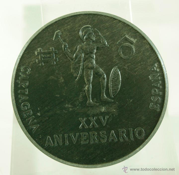MEDALLA ZINSA CARTAGENA 25 ANIVERSARIO 1981 (Numismática - Medallería - Temática)