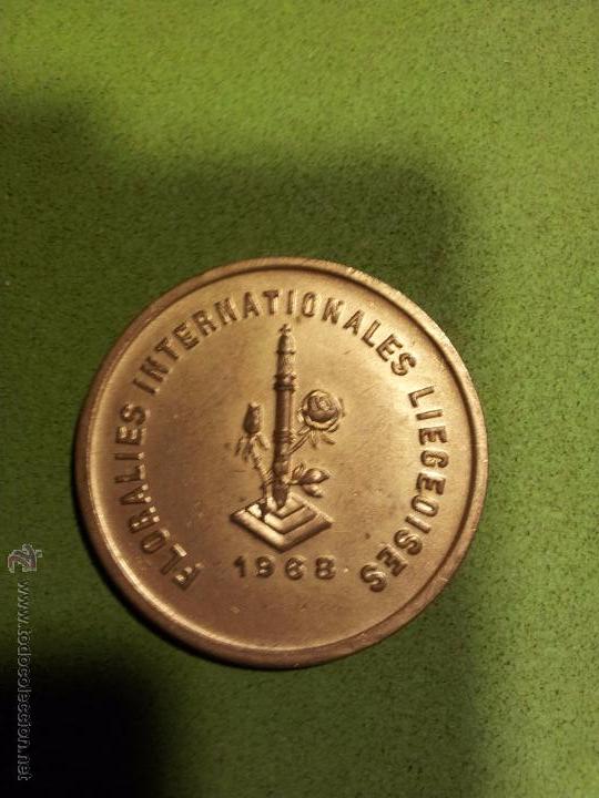M&eacute;dailles th&eacute;matiques: Medalla Floralies Internationales Liegeoises 1968