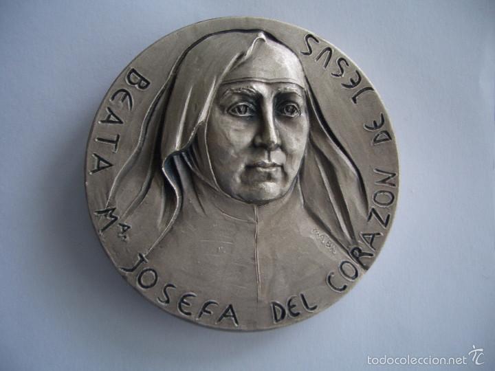 M&eacute;dailles th&eacute;matiques: Medalla conmemorativa de la beatificaci&oacute;n de M&ordf; Josefa del coraz&oacute;n de Jesus - 1992