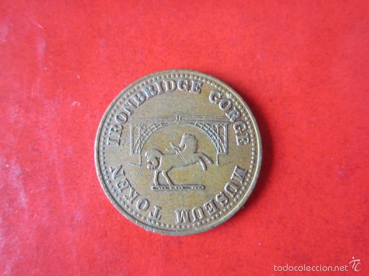 Medallas tem&aacute;ticas: Token ficha inglesa de museo. 1987 - Foto 2