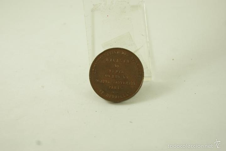 Medallas temáticas: MEDALLA FRANCESA DANT PONDUS NUMISMATICA REEDICION 1767 - Foto 4 - 55875640