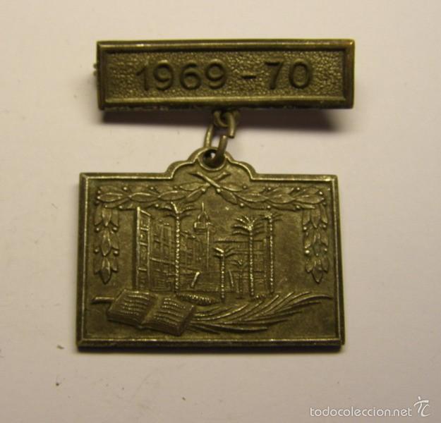 M&eacute;dailles th&eacute;matiques: Antigua medalla escolar, a&ntilde;o 1969, premio especial.