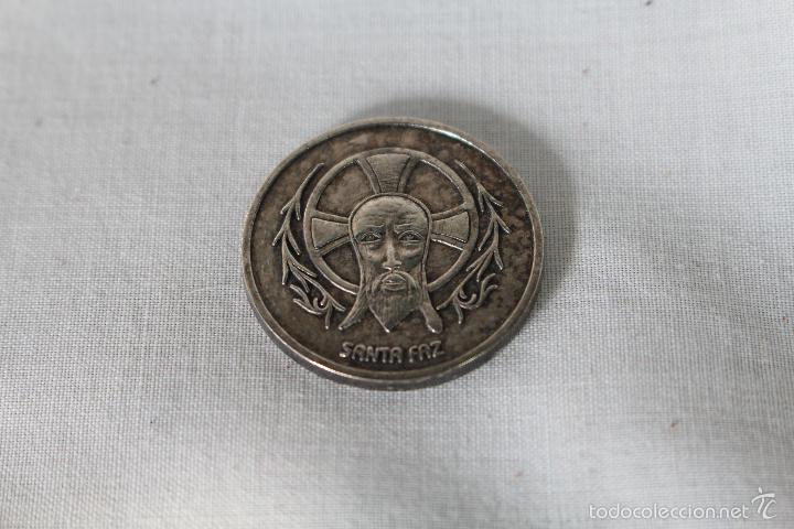 Medallas tem&aacute;ticas: moneda de santa faz -informacion 1996- en plata de ley