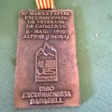 Medallas temáticas: EXCURSIONISTA SABADELL. Lote 57829104