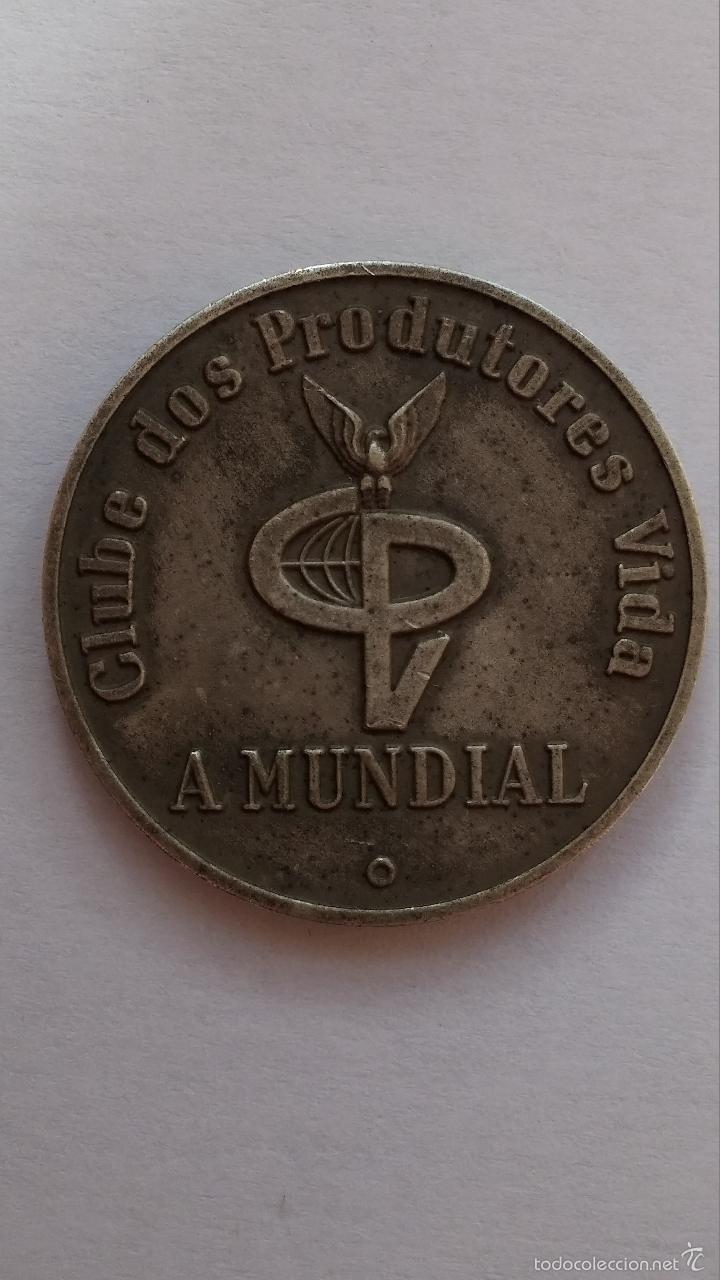 Medaglie tematiche: Medalla a la perseverancia ,portuguesa, clube dos produtores vida a mundial de 3 cms de diametro