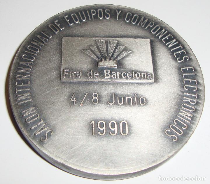 Medallas tem&aacute;ticas: MEDALLA FERIA EXPOTRONICA 90 - Foto 2