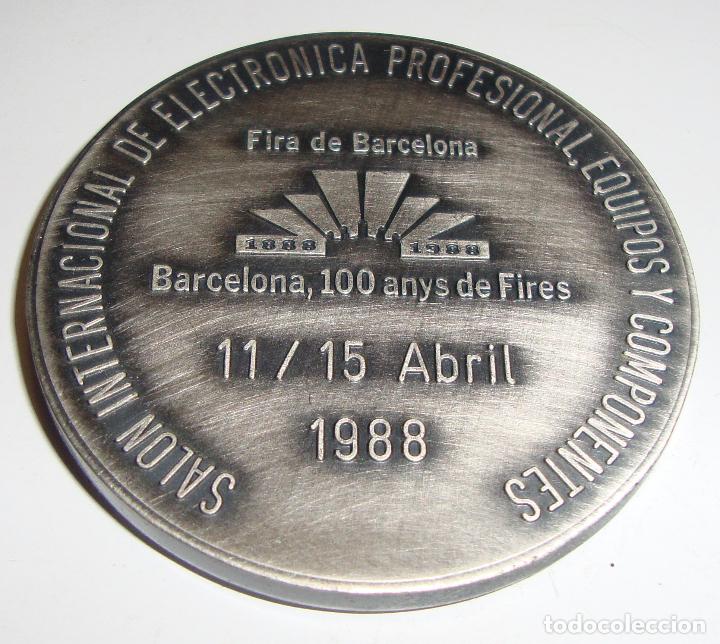 Medallas tem&aacute;ticas: MEDALLA FERIA EXPOTRONICA 88 - Foto 2