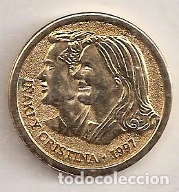 Medaglie tematiche: Cristina de Borb&oacute;n e I&ntilde;aki Urdangar&iacute;n 1997