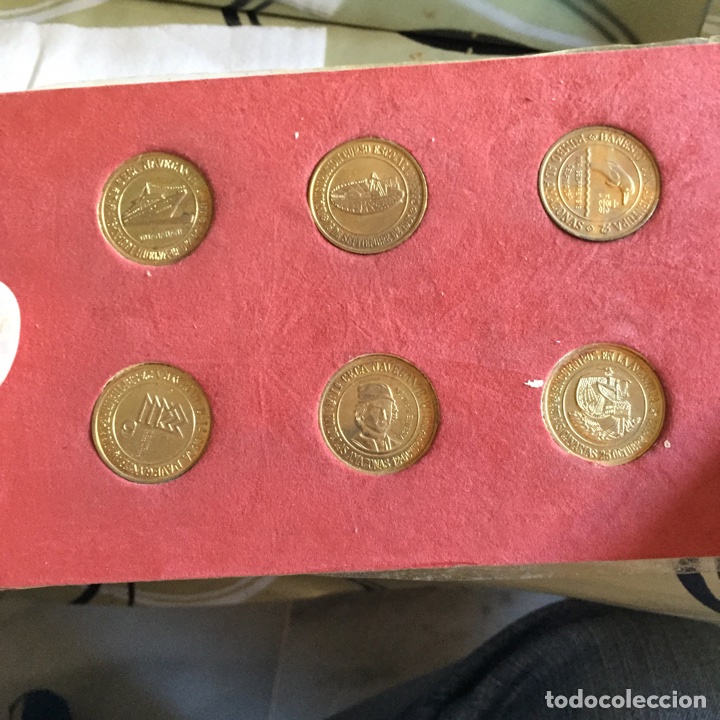 Medaglie tematiche: Lote de 6 medallas ceca el navegante
