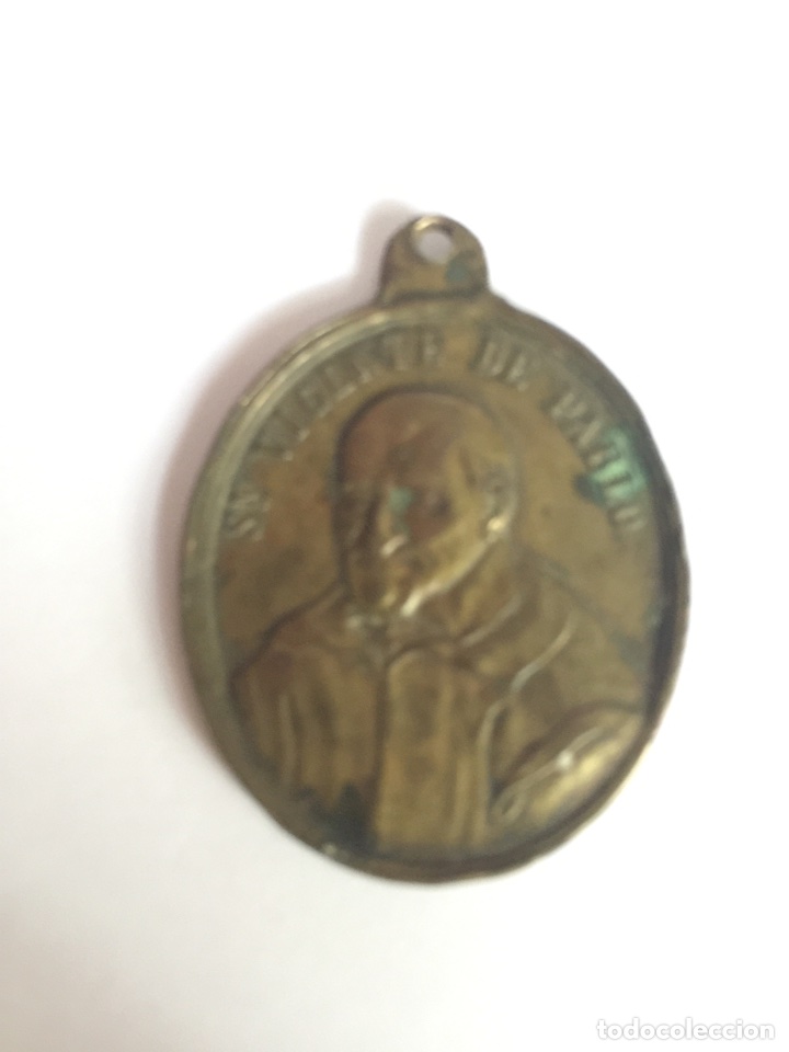 Medalhas tem&aacute;ticas: SAN VICENTE DE PAUL- MEDALLA EN BRONCE. A&Ntilde;O 1830.