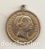 Medallas tem&aacute;ticas: Isabel. II. Medalla sobredorada - Foto 1