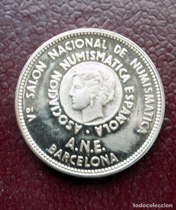 Medaglie tematiche: medalla, v&ordm; salon nacional de numismatica, s.c , ver fotos