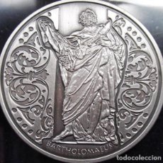 Medallas temáticas: BONITA E INTERESANTE MONEDA PLATA DE BENEDICTO XVI Y EL APOSTOL BARTOLOMÉ. Lote 72758607