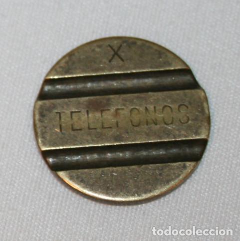 Medaglie tematiche: FICHA DE TELEFONOS LETRA X