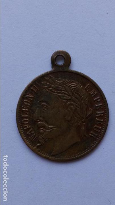 Medaglie tematiche: Medalla de napoleon III emperador de 1,9 cms de diametro