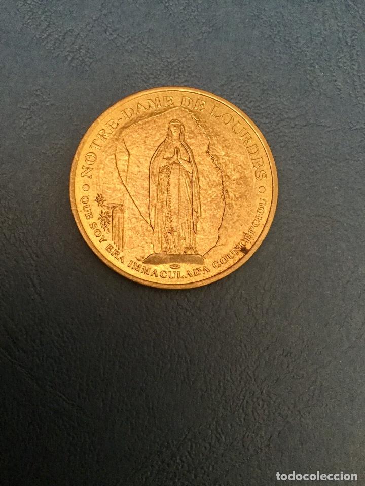 Medallas tem&aacute;ticas: Lote 3 monedas de LOURDES - Foto 2