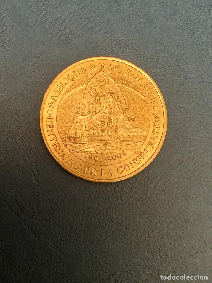 Medallas tem&aacute;ticas: Lote 3 monedas de LOURDES - Foto 3