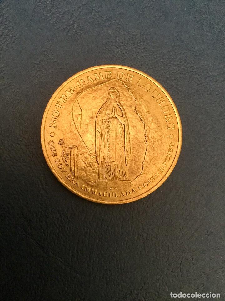 Medallas tem&aacute;ticas: Lote 3 monedas de LOURDES - Foto 4