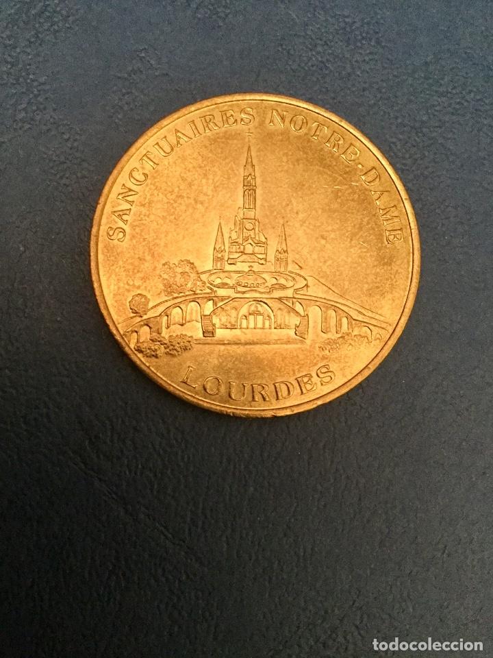 Medallas tem&aacute;ticas: Lote 3 monedas de LOURDES - Foto 5