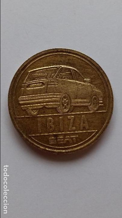 Thematic medals: Medalla de automovil seat ibiza de 3 cms de diametro