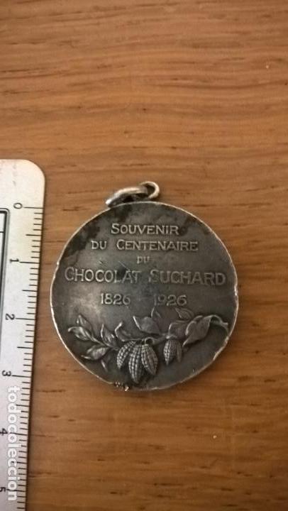 Medallas tem&aacute;ticas: Centenario de Chocolate Suchard. Medalla de 1926 - Foto 2