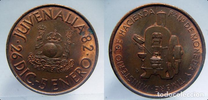Medallas tem&aacute;ticas: MEDALLA DE JUVENALIA 82. COBRE. - Foto 1