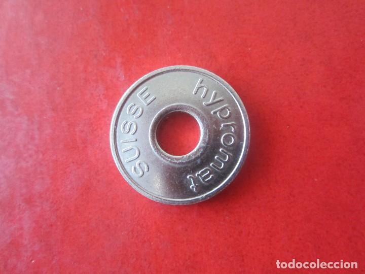 Medallas tem&aacute;ticas: Ficha  de Suisse hypromat para autolavado automatico de coches