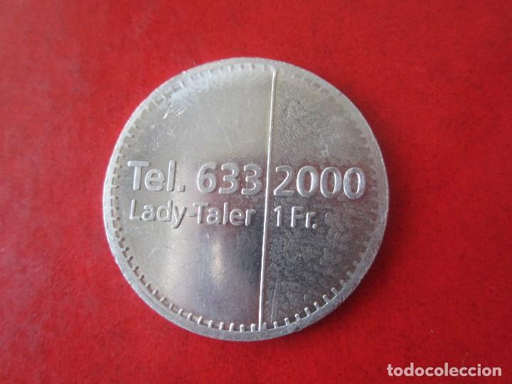 Medallas tem&aacute;ticas: Ficha propaganda Das Mini Taxi 2000 - Foto 2