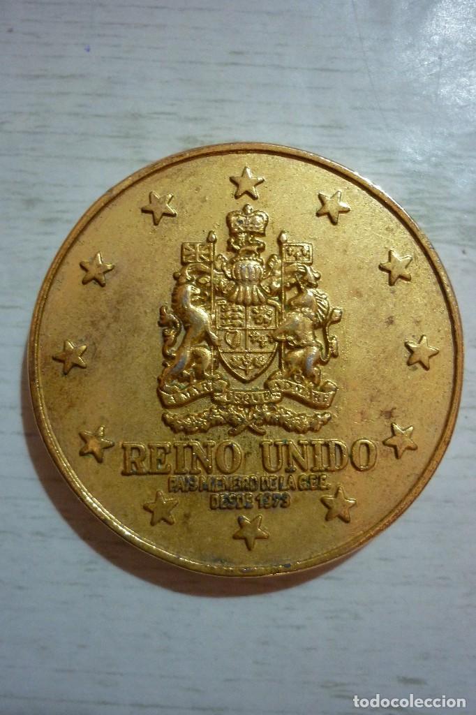 Medallas tem&aacute;ticas: REINO UNIDO MIEMBRO DE LA C.E.E. DESDE 1973 - Foto 2