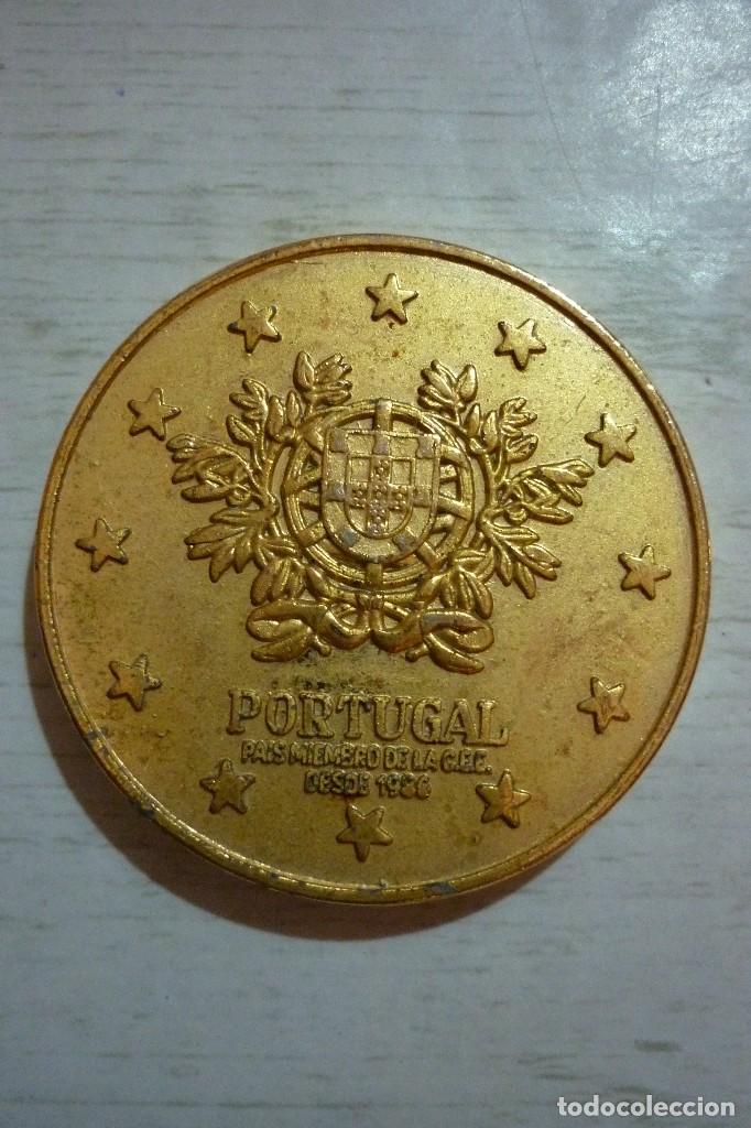 Medallas tem&aacute;ticas: PORTUGAL MIEMBRO DE LA C.E.E. DESDE 1986 - Foto 2