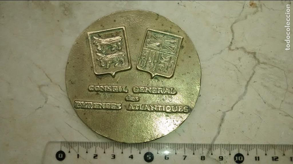 Medaglie tematiche: MEDALLA CONSEIL GENERAL DES PYRENEES ATLANTIQUES