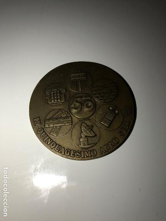 Medallas tem&aacute;ticas: Telefonica, 50 aniversario - Foto 1