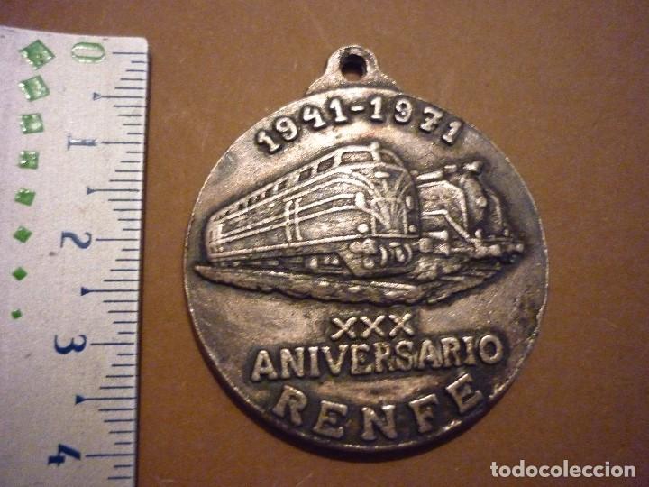 Medaglie tematiche: MEDALLA DEL XXX ANIVERSARIO DE RENFE 1941-1971