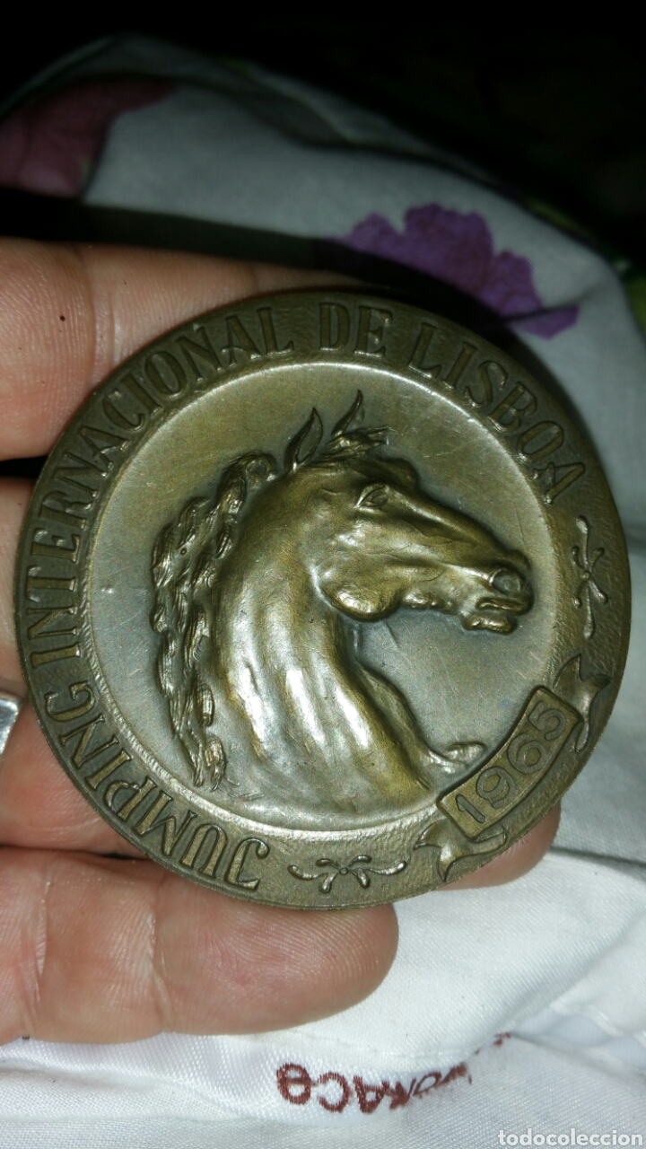 Medallas tem&aacute;ticas: Medalla jumping internacional de Lisboa 1965