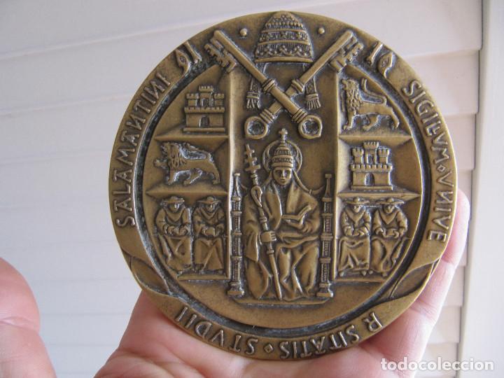Medaglie tematiche: MEDALLA XXI CONGRESO NACIONAL DE GERIATRIA Y GERONTOLOGIA SALAMANCA 1996 - 10 CM DIAMETRO