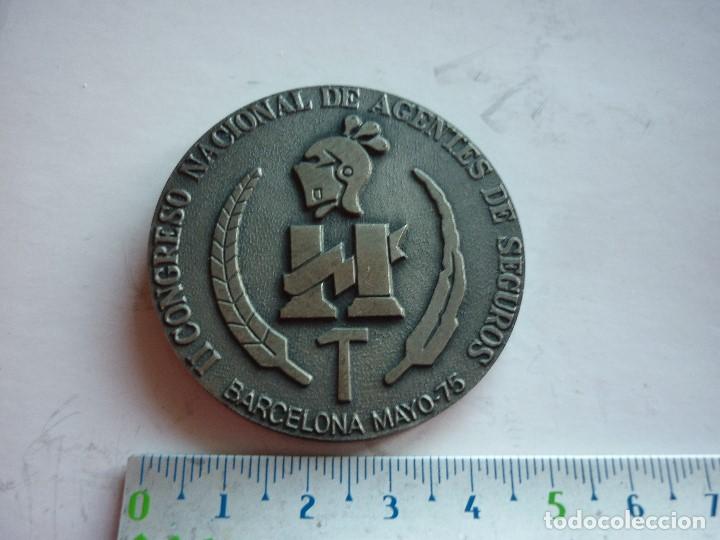 Medaglie tematiche: MEDALLA II CONGRESO NACIONAL DE AGENTES DE SEGUROS- BARCELONA 1976