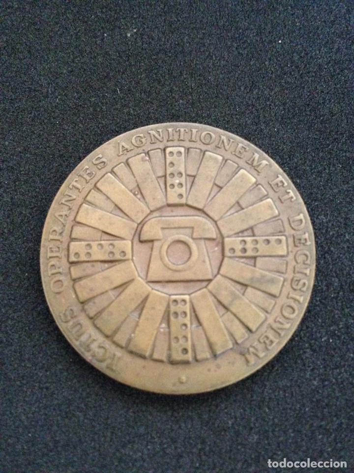 Medallas tem&aacute;ticas: MEDALLA 4 cm. - TELEFONICA - 1972 - BRONCE - Foto 1