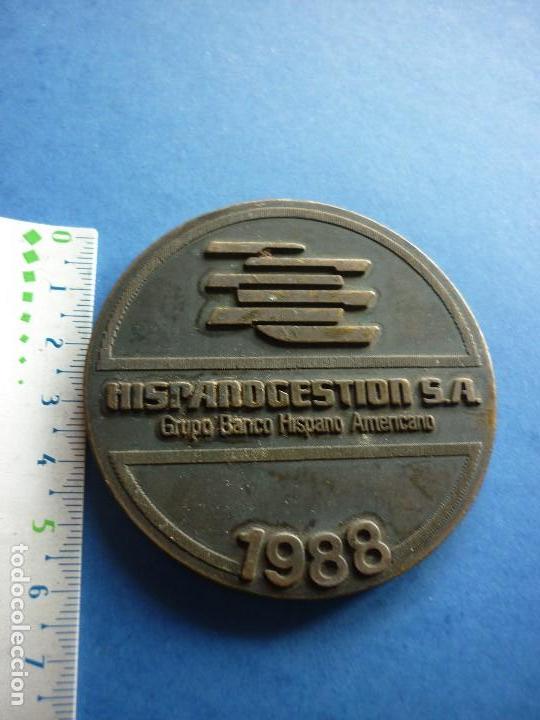 Medaglie tematiche: MEDALLA BANCO HISPANO AMERICANO / HISPANOGESTION 1988