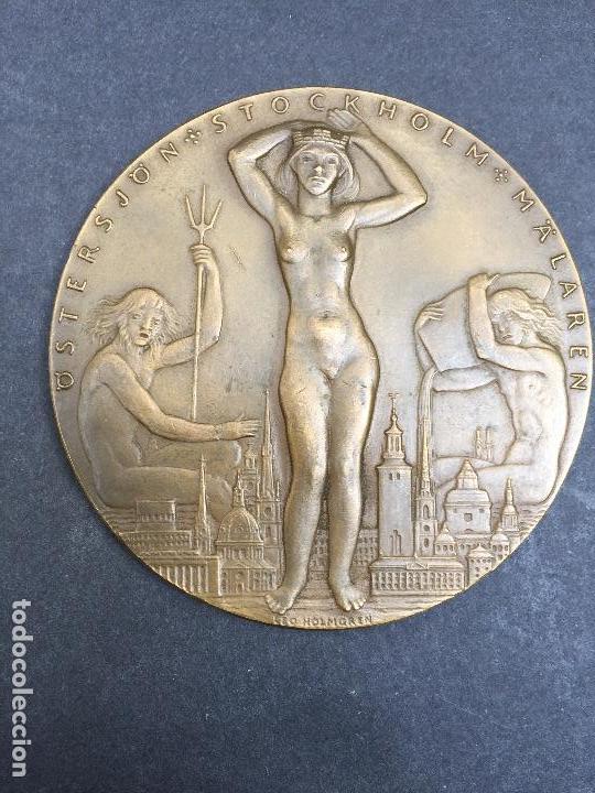 Medallas tem&aacute;ticas: MEDALLA BRONCE ,LEO HOLMGREN , 1950